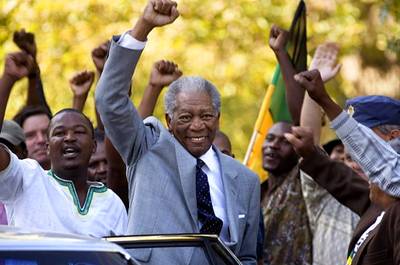 Morgan Freeman in Invictus (2009) - The veteran actor earned his fifth Academy Award nomination for his role as Nelson Mandela in Clint Eastwood's drama. It seemed like the role Freeman was born to play, and certainly became the standard-bearer of portrayals of the South African leader on the big screen.  (Photo: Courtesy of Warner Bros.)