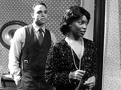 Daniel Sunjata as Langston Hughes  - Legendary Harlem Renaissance poet and activist Langston Hughes is portrayed by Daniel Sunjata in the 2004 drama Brother to Brother.(Photo: Miasma Films Production)