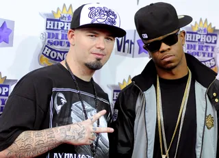 Paul Wall and Chamillionaire - Paul Wall and Chamillionaire made two collaborative albums, 2002's Get Ya Mind Correct and 2005's Controversy Sells, before using the arbitrary excuse of "creative differences" to mask a feud that dragged on for years. However, these childhood friends couldn't stay apart for long. By 2010, the former duo had squashed their beef, making an announcement on Twitter in February of 2010 that they'd reunite for a joint tour.(Photo: Fernando Leon/Elevation/PictureGroup)