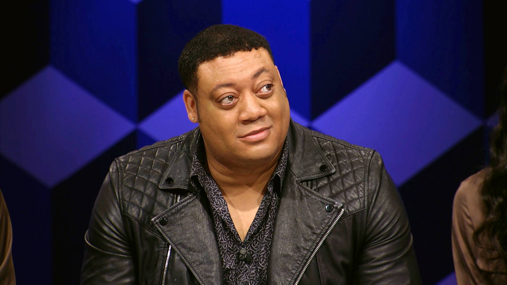 Comedian/actor Cedric Yarbrough on episode 112 of BET's New game show Face Value.