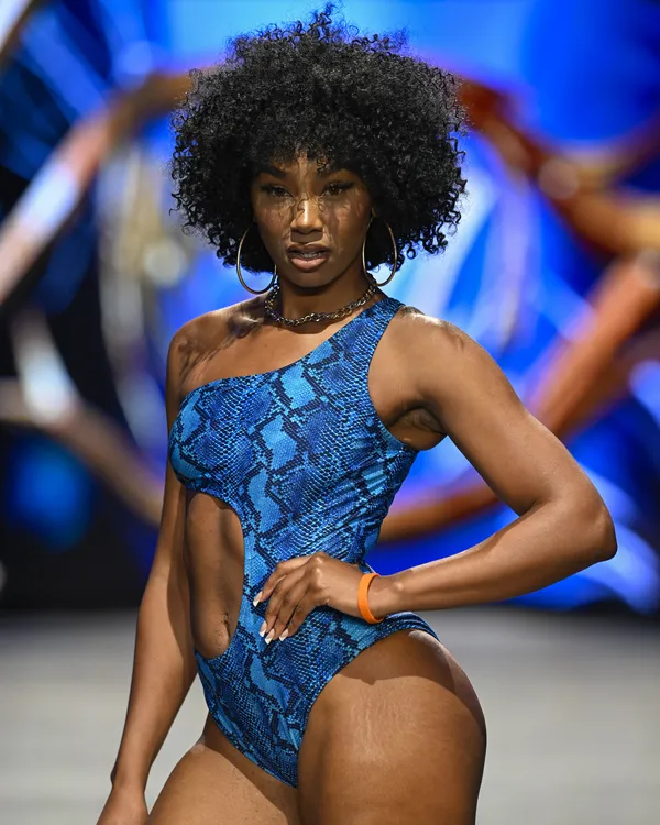 A model walks the - Image 1 from Miami Swim Week 2023: Sizzling
