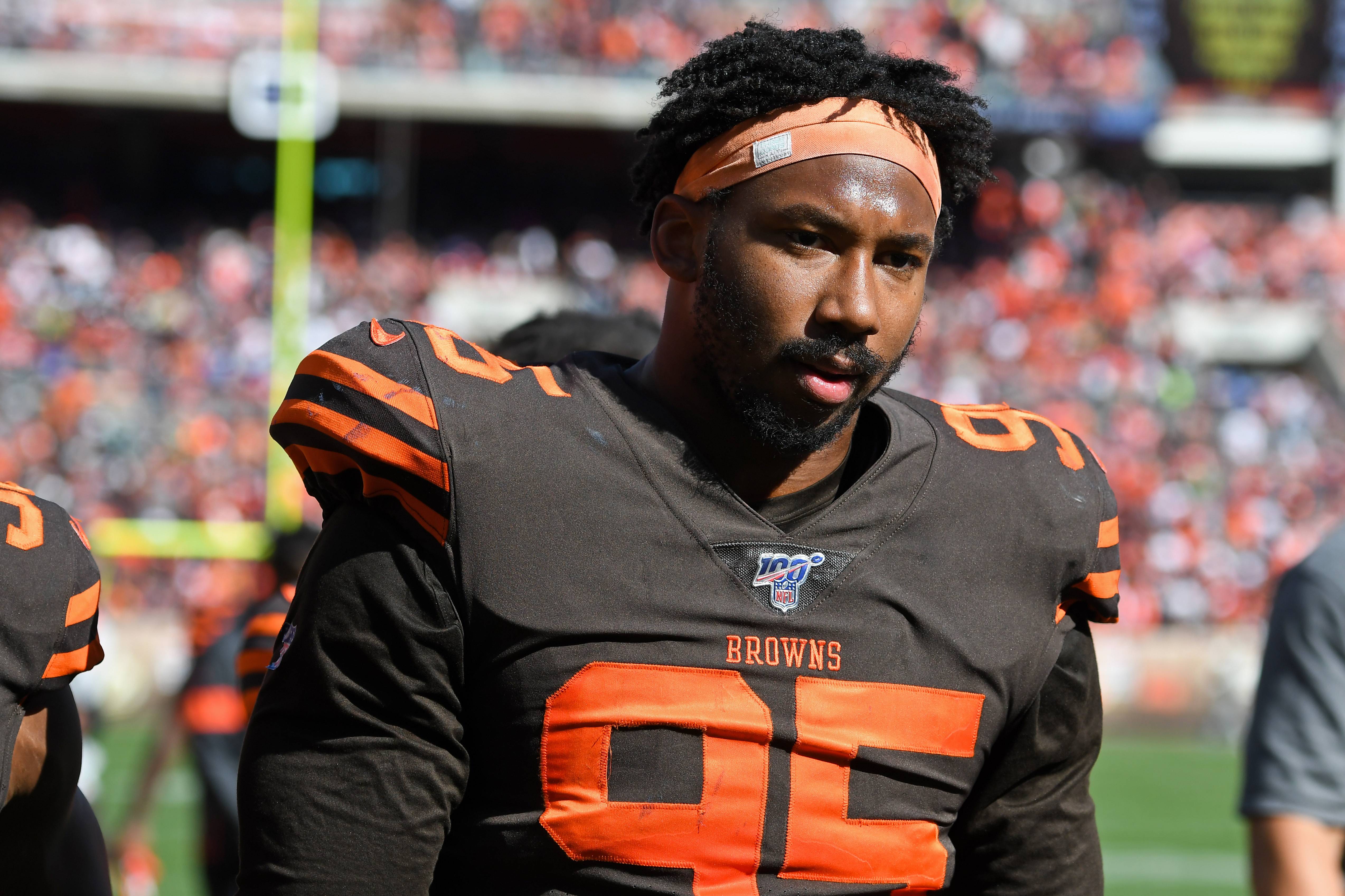 Browns’ Myles Garrett Suspended Indefinitely For Swinging Helmet At 