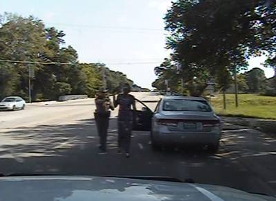 What Happened Off Camera? - At one point in the video, after Bland steps out the car, she is told to go to the side of the road. A confrontation occurs off camera, but the audio can still be heard. Bland complained that the trooper pushed her head into the ground. Film director Ava DuVernay tweeted Tuesday that the video appeared to be doctored. &quot;Glitches. Motions sensors. Clouds. Reasons from those who say #SandraBland vid is pristine. Doesn't explain loops + audio cuts. But um ok,&quot;&nbsp;wrote&nbsp;DuVernay.(Photo: Texas Department of Public Safety via AP)
