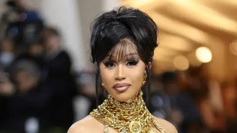 Cardi B attends the 2022 Met Gala Celebrating "In America: An Anthology of Fashion" at The Metropolitan Museum.