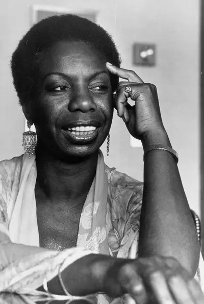 Nina Simone&nbsp; - Jazz icon Nina Simone flexed her activist spirit by becoming the musical voice of the civil rights movement, writing and singing such odes to the movement as “Young, Gifted and Black” and “I Wish I Knew How It Would Feel to Be Free.” Shortly after Dr. Martin Luther King’s assassination, she penned and sang “Why (The King of Love Is Dead).”(Photo: Monty Fresco/Evening Standard/Getty Images)