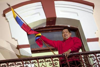 Venezuela - Venezuelan President Hugo Chavez won re-election in the country’s national poll this October, securing a fourth term in office.&nbsp; (Photo: AP Photo/Rodrigo Abd)