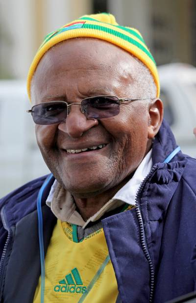 Desmond Tutu: October 7 - The South African archbishop, anti-apartheid activist and Nobel Peace Prize laureate celebrates his 81st birthday.  (Photo: Dan Kitwood/Getty Images)