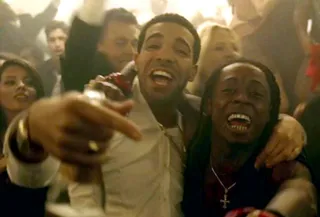 11. Drake ft. Lil Wayne "HYFR" - Drake used his Jewish heritage as an inspiration for this video as Lil Wayne, Baby and DJ Khaled crashed his bar mitzvah on “HYFR.”(Photo: Young Money Records)