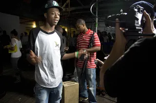 Joey Bada$ - Fresh off tour with Smoke Dza, and still riding rave reviews from his 1999 mixtape, Brooklyn rapper Joey Bada$ is one of the premier underground talents in hip hop today.&nbsp;(Photo: Derek Reed / Picture Group / BET)