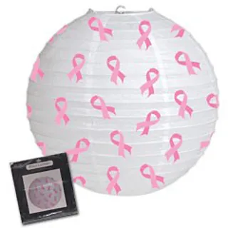 Paper Lantern - This lantern literally shines a light on breast cancer education.&nbsp;(Photo: perfectpartybycody.com)
