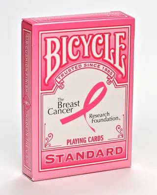 Bicycle Playing Cards - A game of Go Fish gets the pink treatment.(Photo: pinkribbonstore.com)