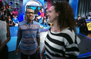 Break It Down - Bow Wow talks with producer Lauren at 106 &amp; Park, October 3, 2012. (Photo: John Ricard / BET).