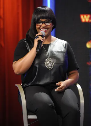Jill's Words of Wisdom - Jill Scott at 106 &amp; Park, October 3, 2012. (Photo: John Ricard / BET).