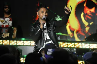 Thankful - Miguel performs at 106 &amp; Park, October 2, 2012.(Photo: John Ricard / BET)