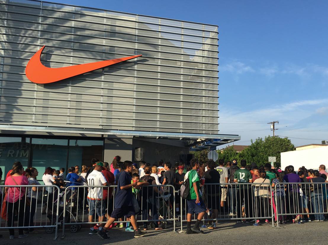 Black friday shoppers completely destroyed this nike store best sale