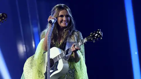 NASHVILLE, TENNESSEE - NOVEMBER 09: Carly Pearce performs onstage at The 56th Annual CMA Awards at Bridgestone Arena on November 09, 2022 in Nashville, Tennessee.