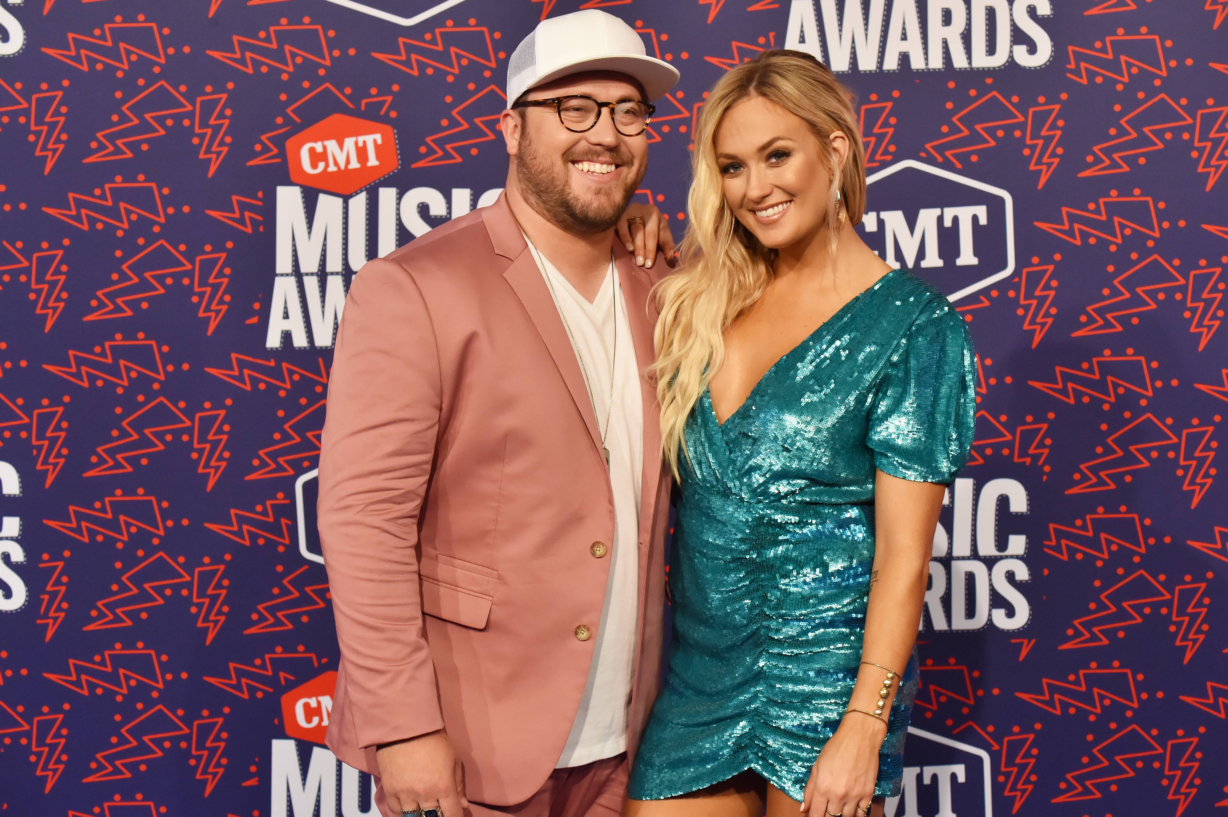 NASHVILLE, TENNESSEE - JUNE 05: Mitchell Tenpenny and Meghan Patrick attend the 2019 CMT Music Awards at Bridgestone Arena on June 05, 2019 in Nashville, Tennessee.