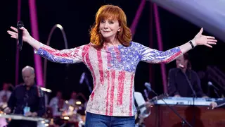 Reba McEntire performs at the annual PBS "A Capitol Fourth" concert rehearsal at the US Capitol on July 3, 2010