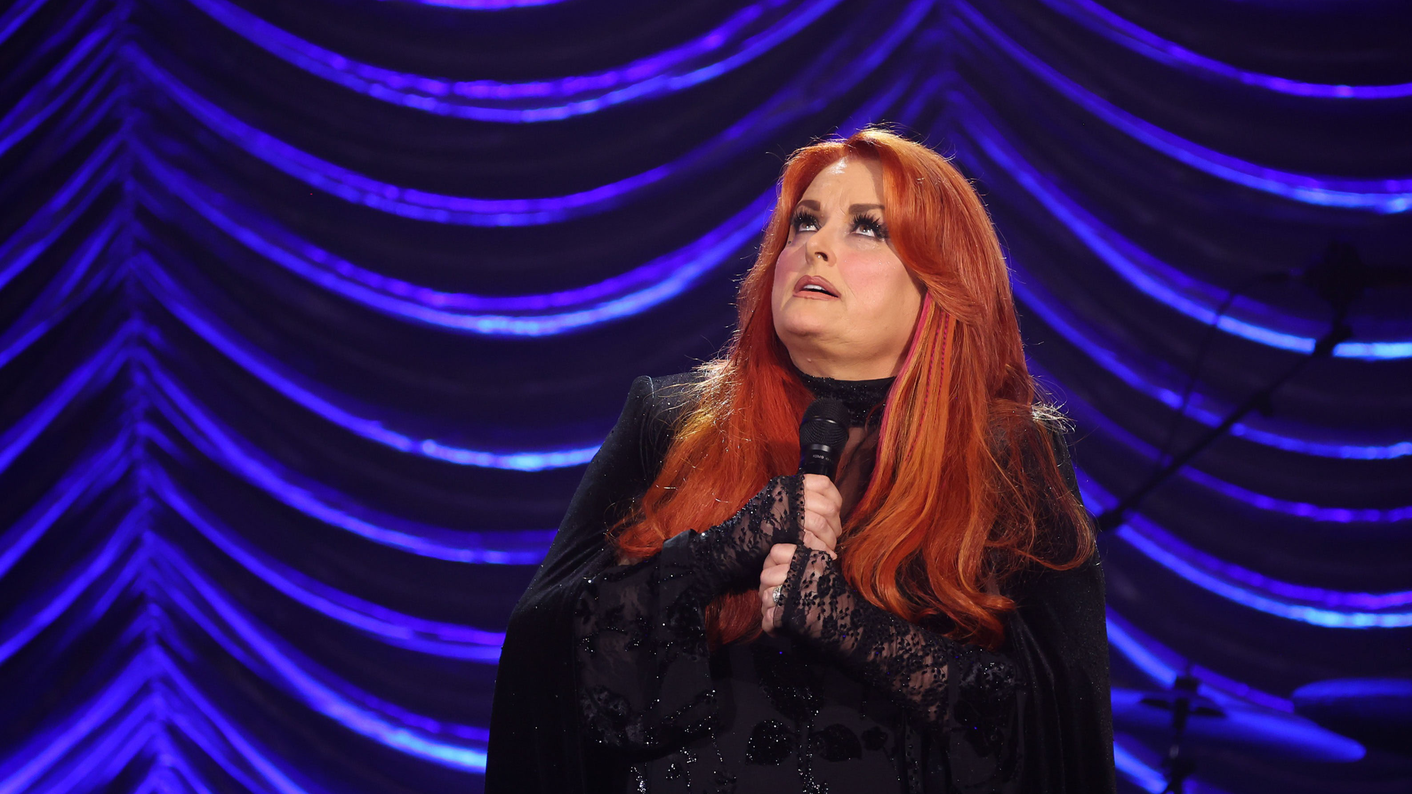 NASHVILLE, TENNESSEE - MAY 15: Wynonna Judd performs onstage during CMT and Sandbox Live's "Naomi Judd: A River Of Time Celebration" at Ryman Auditorium on May 15, 2022 in Nashville, Tennessee. 