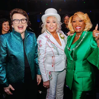 CMT Smashing Glass 2023 | Presenter Billie Jean King with Honorees Tanya Tucker and Patti LaBelle | 1080x1080