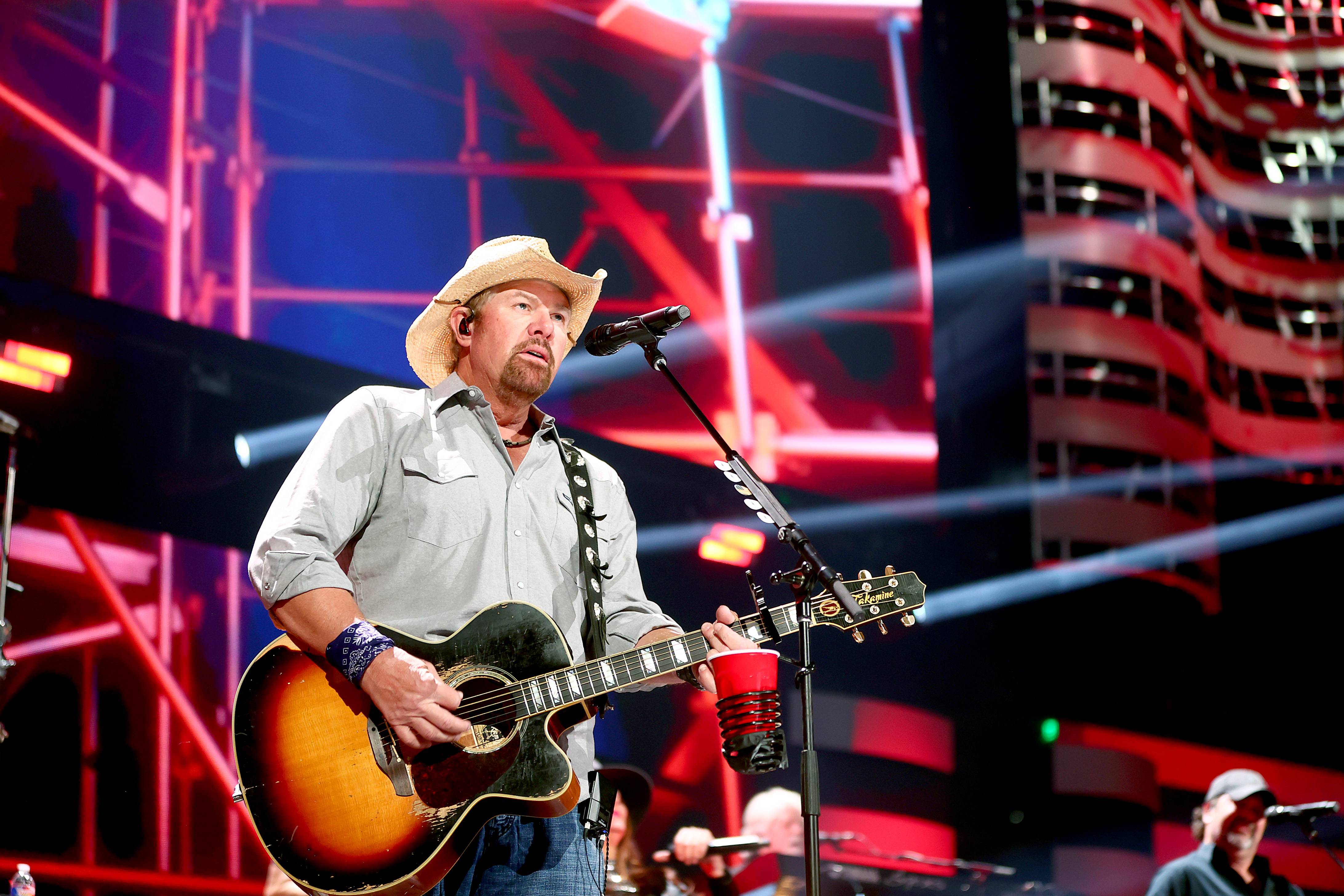 AUSTIN, TEXAS - OCTOBER 30: Toby Keith performs onstage during the 2021 iHeartCountry Festival Presented By Capital One at The Frank Erwin Center on October 30, 2021 in Austin, Texas. Editorial Use Only.