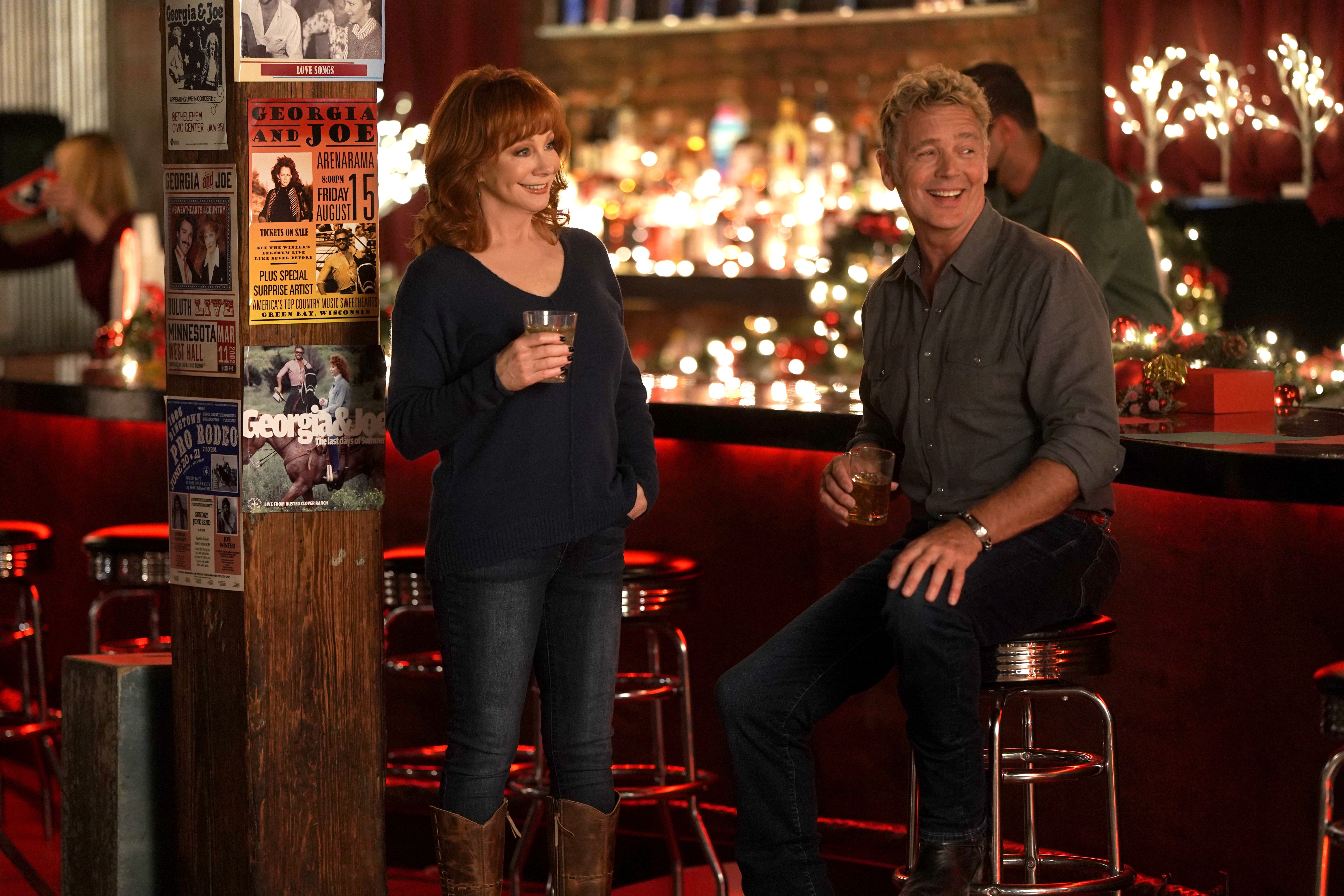 Reba McEntire Talks "Christmas In Tune" Movie with John Schneider