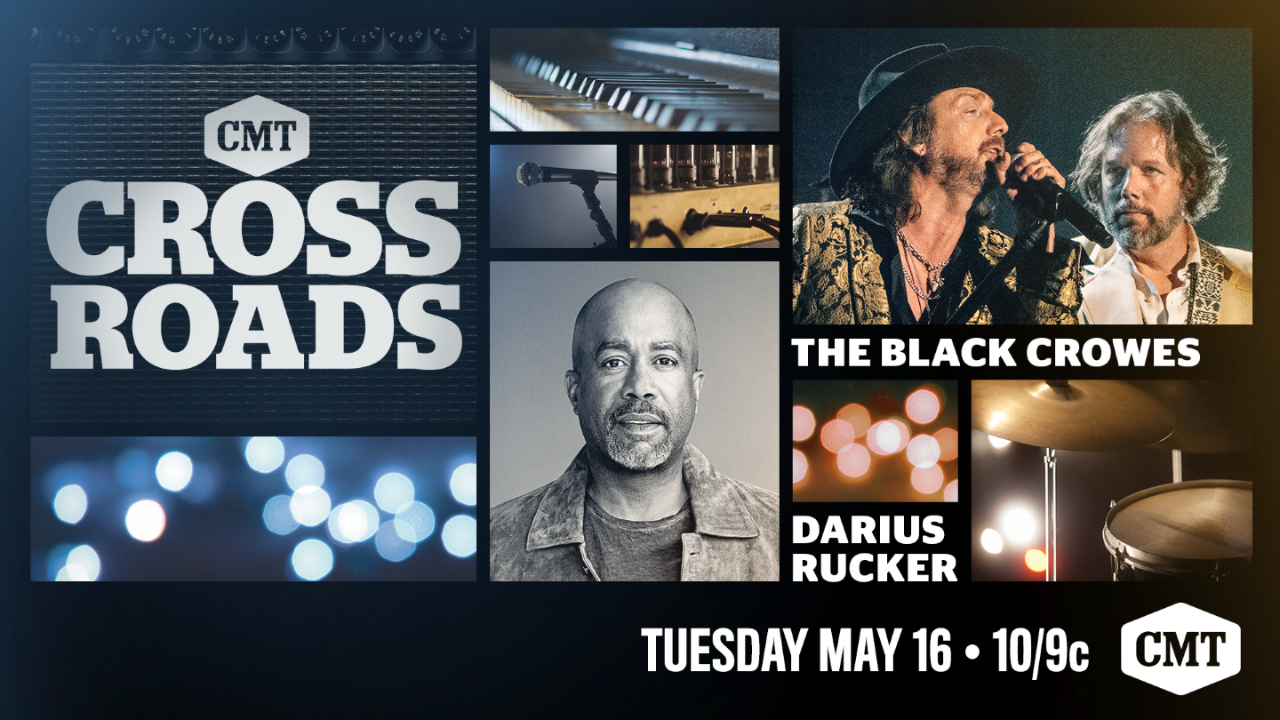 CMT Reveals The Black Crowes and Darius Rucker Will Pair For 'Crossroads' - Vimarsana News