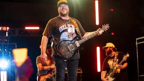 NASHVILLE, TENNESSEE - JUNE 10: Mitchell Tenpenny performs during Day 2 of CMA Fest 2022 at Ascend Amphitheater on June 10, 2022 in Nashville, Tennessee. 