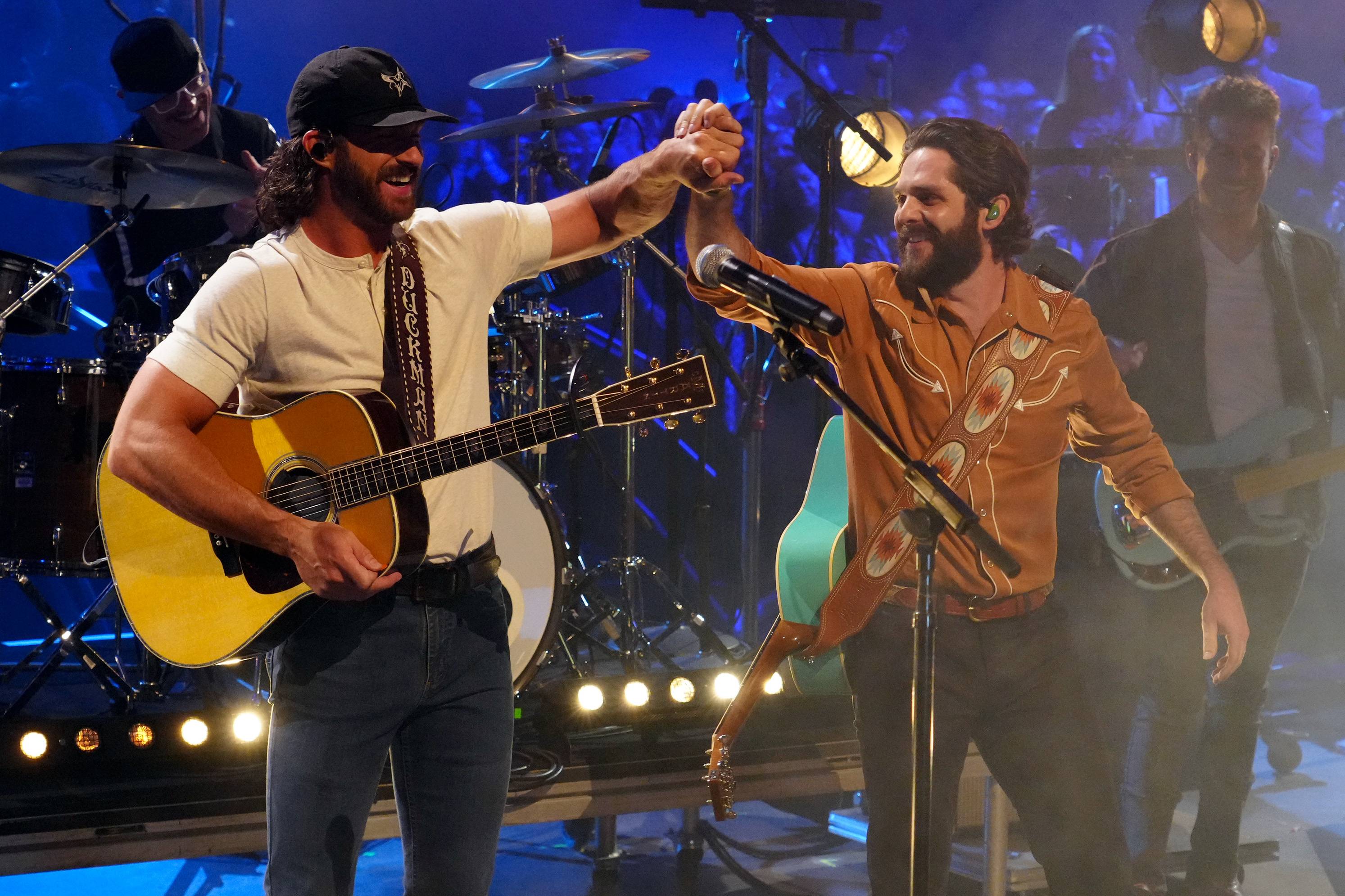 Thomas Rhett Says“Half Of Me” With Riley Green Is “Quickest Song That I