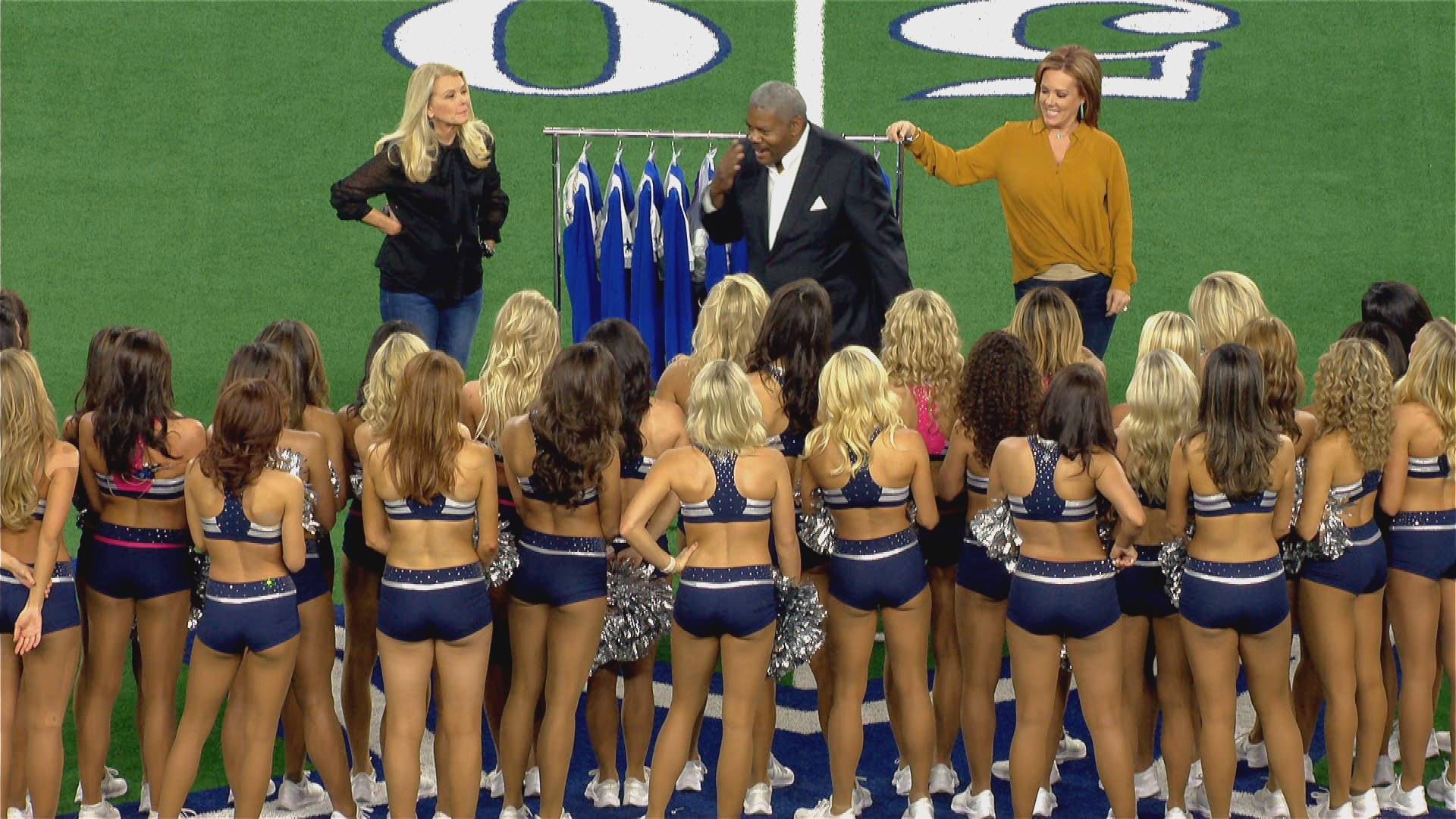 Dallas Cowboys cheerleader's engagement video wins the Internet