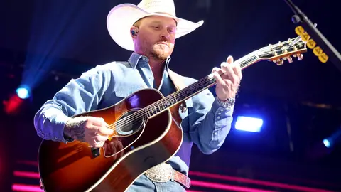AUSTIN, TEXAS - MAY 07: (EDITORIAL USE ONLY) Cody Johnson performs onstage during the 2022 iHeartCountry Festival presented by Capital One at the new state-of-the-art venue Moody Center on May 7, 2022 in Austin, Texas. 