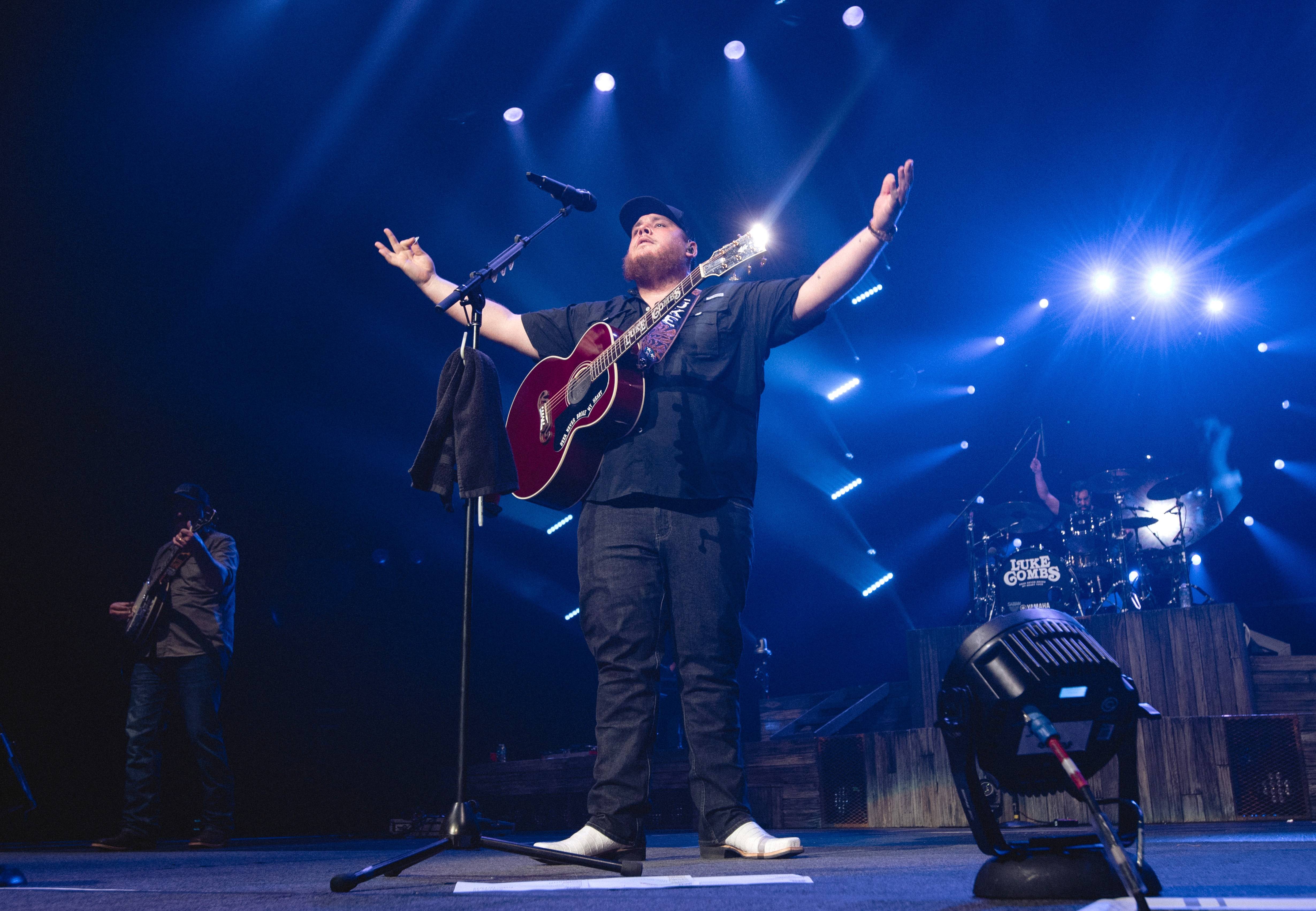 Photos: Luke Combs in concert at Raleigh's PNC Arena