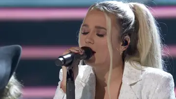 Gabby Barrett performing at CMT Artists of the Year 2021.