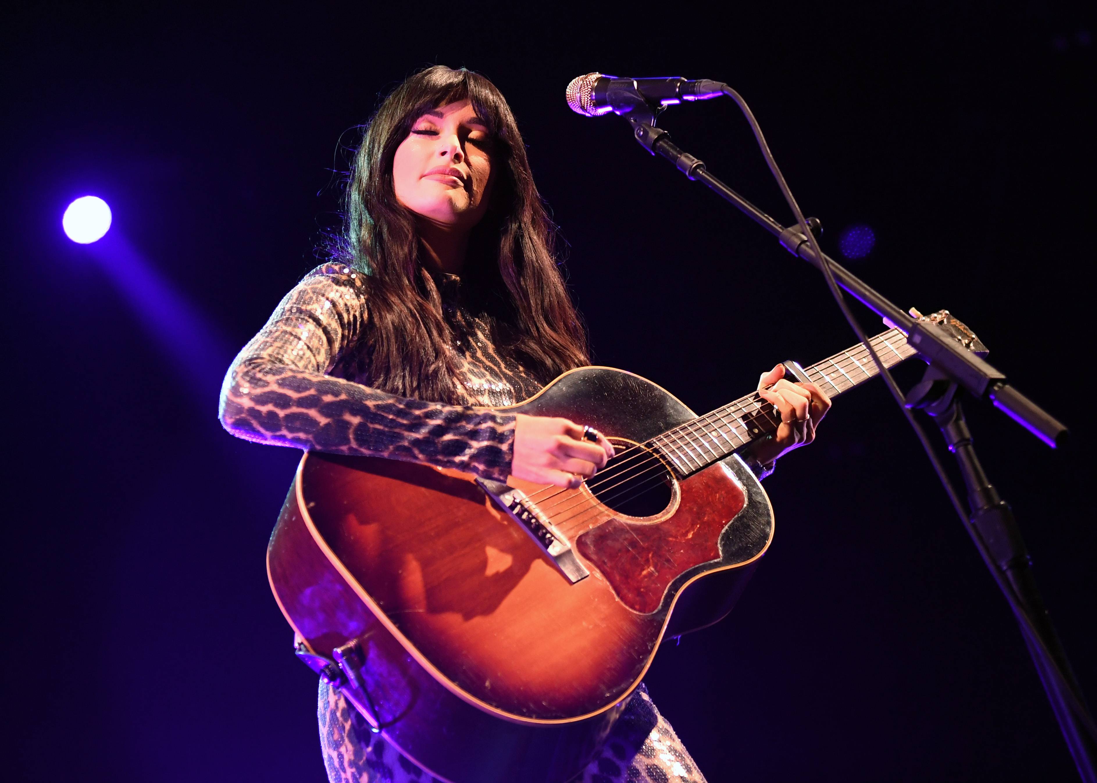 LAS VEGAS, NEVADA - DECEMBER 06: Recording artist Kacey Musgraves performs at the Intersect music festival at the Las Vegas Festival Grounds on December 6, 2019 in Las Vegas, Nevada. 