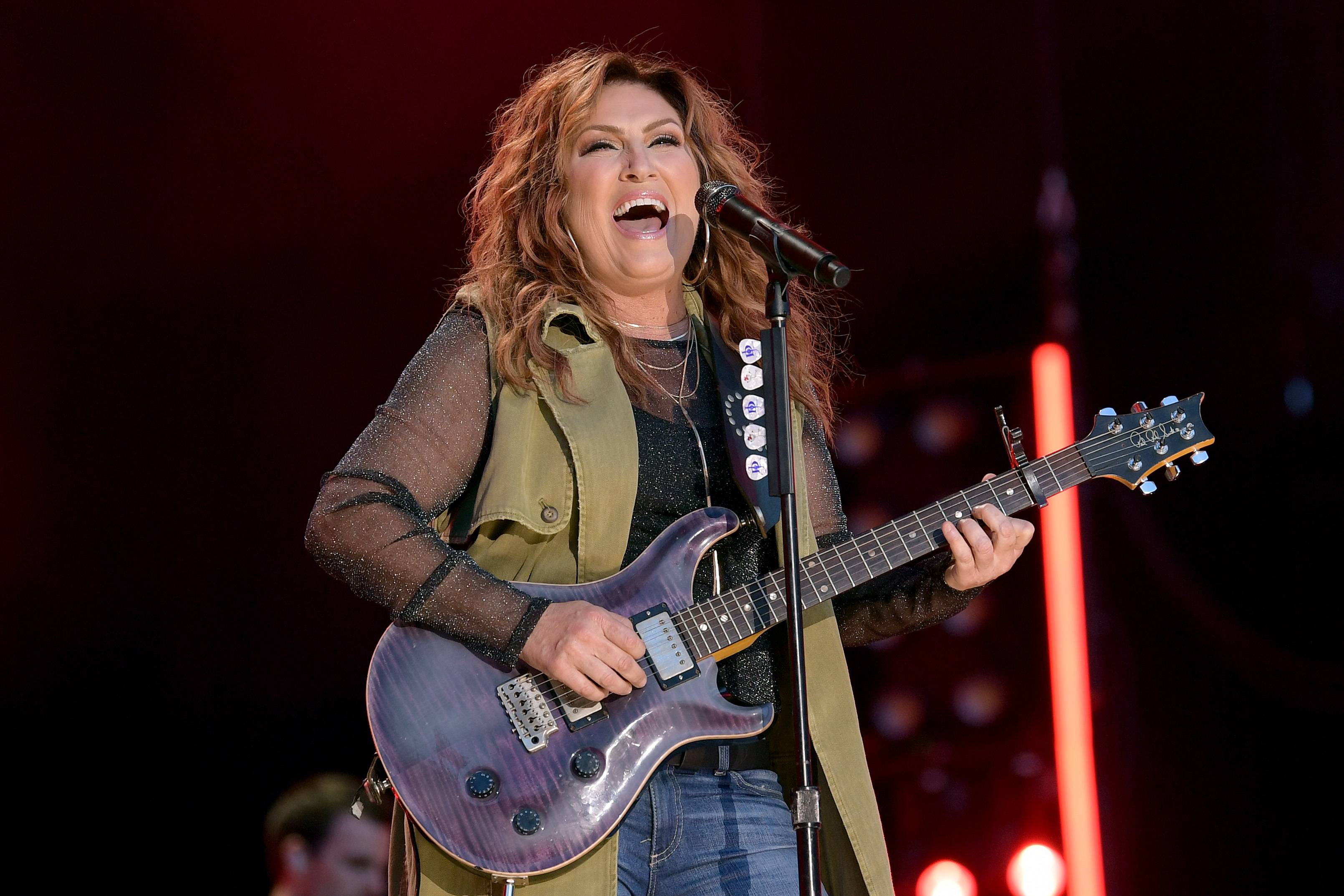 NASHVILLE, TENNESSEE - JUNE 07: (EDITORIAL USE ONLY) Jo Dee Messina performs on stage during day 2 for the 2019 CMA Music Festival on June 07, 2019 in Nashville, Tennessee. 