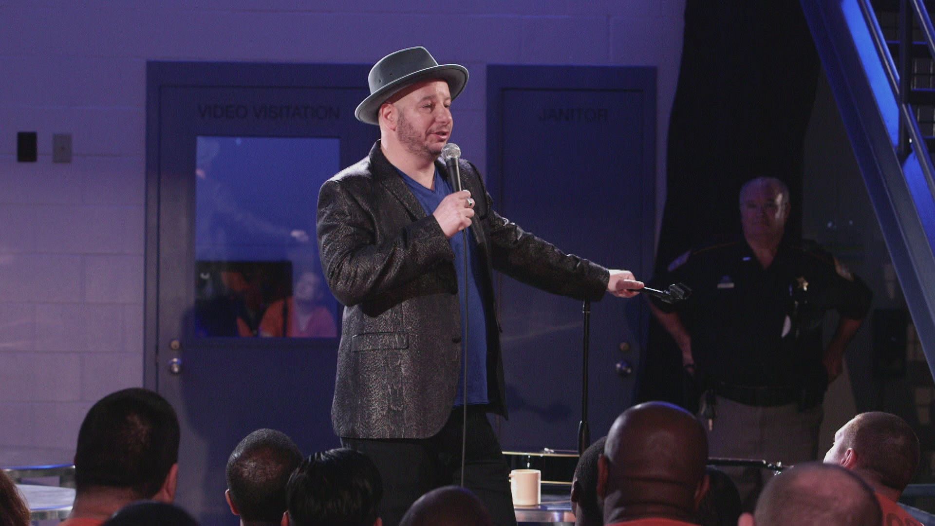 Jeff Ross Roasts Criminals Live at Brazos County Jail photo picture