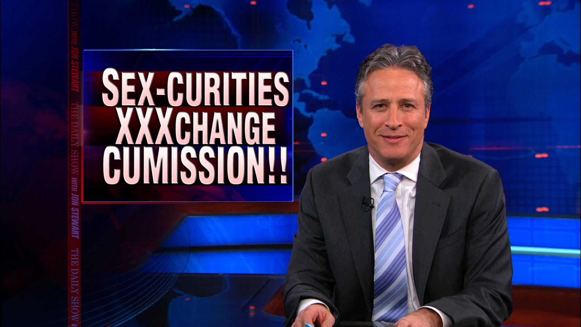 Xxxchange Porn - Sex-curities XXXchange Cumission - The Daily Show with Jon Stewart (Video  Clip) | Comedy Central US