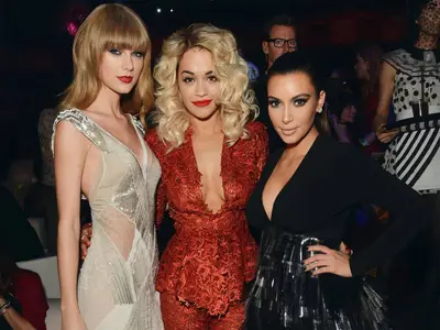 Taylor Swift, Rita Ora, Kim Kardashian
