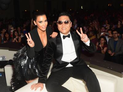 Kim Kardashian & Psy