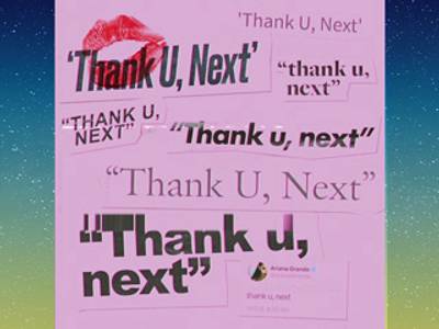Favorit sang: thank u, next (Ariana Grande)