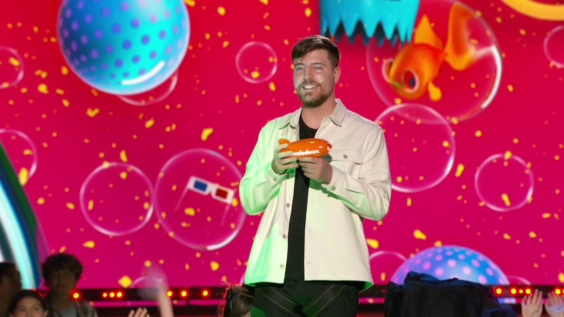 Mr Beast gana el premio a Creador Favorito (Video Clip) KCA Spain