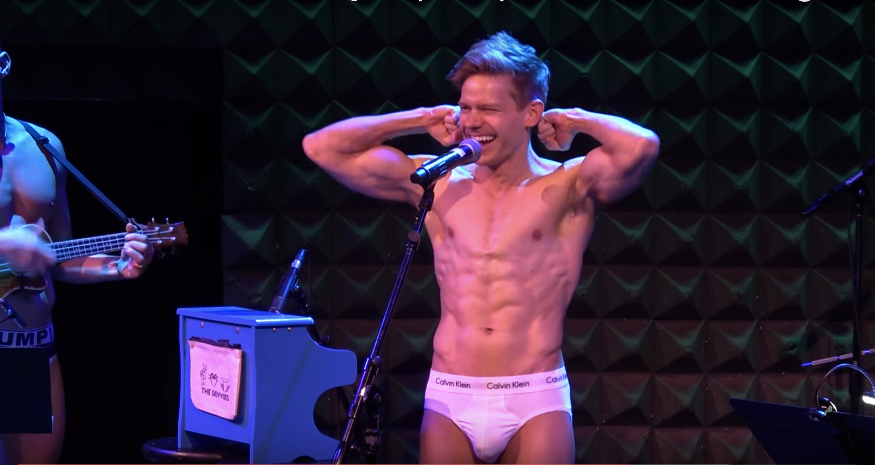 Broadway Stars Strip Down to Their Underwear for Skivvies Concert