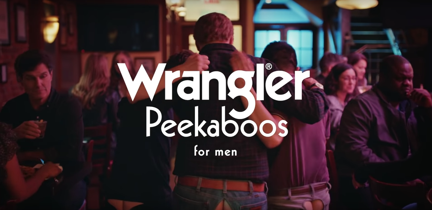 Crack Is Back in Hilarious Wrangler Peekaboos 
