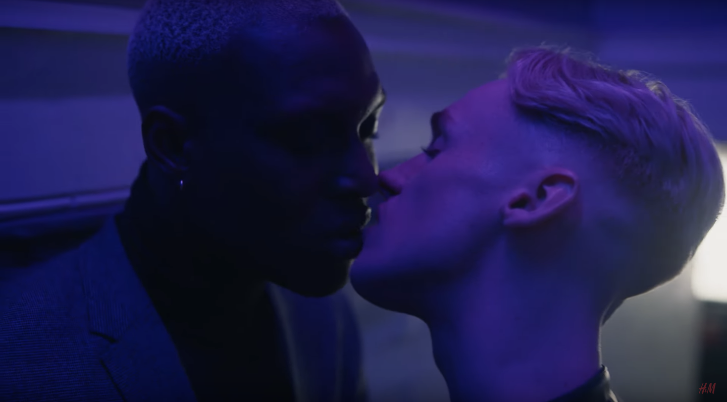Gay Kiss Is a Precious Little Moment in New H&M Holiday Ad News Logo TV
