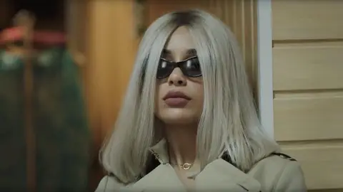 Jorja Smith in the music video for 'Let Me Down' featuring Stormzy, 2018