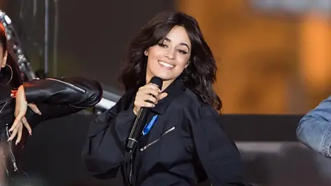 Camila Cabello performing on The TODAY Show