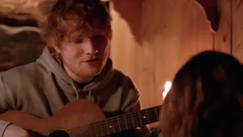 Ed Sheeran in the 'Perfect' music video
