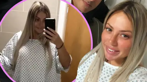 Holly Hagan goes in for breast reduction