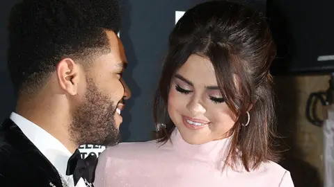 Selena Gomez and boyfriend The Weeknd at the Harper's BAZAAR Icons Party 2017