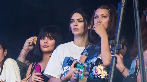 Kylie and Kendall Jenner order a load of Nando's after watching Travis Scott